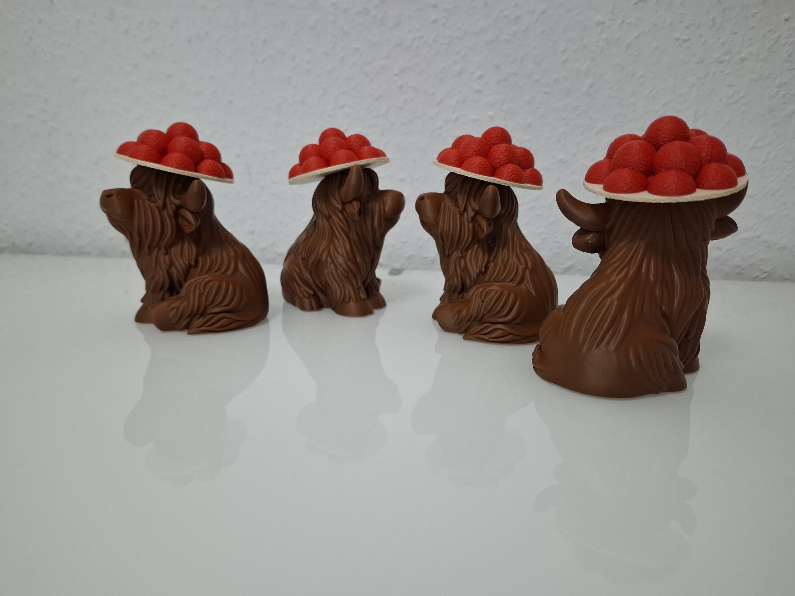 Hochlandrind trifft Schwarzwald | Bollenhut | Deko | Geschenk