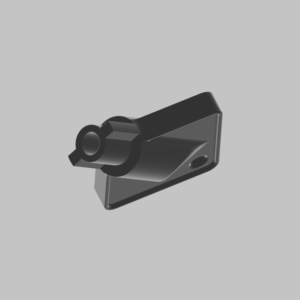 Mini Schaltschrankschlüssel Doppelbart 3/5mm als Schlüsselanhänger